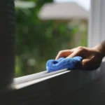 Professional residential window cleaning in Gibraltar during the best time of year to remove Saharan dust.