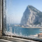 Salt Spray Damage on Gibraltar's Windows